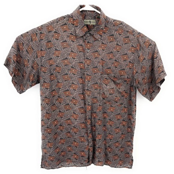 Robert Stock | Shirts | Vintage Robert Stock Silk Shirt Mens Size M